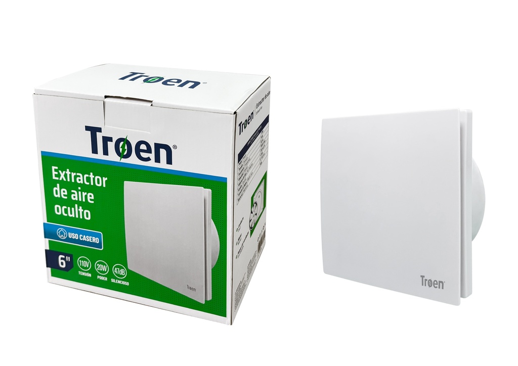 EXTRACTOR DE AIRE TECHO 6" TROEN 8-886