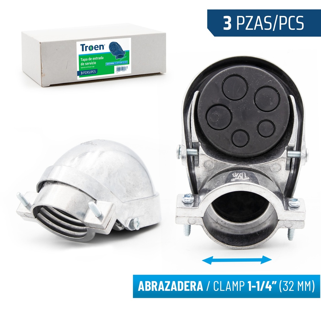 CABEZOTE GALV x 1 1/4" TROEN 8-908