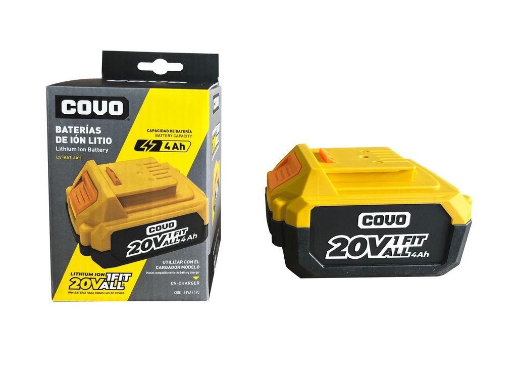 BATERIA o PILA 20V 4 AMP COVO 9-057