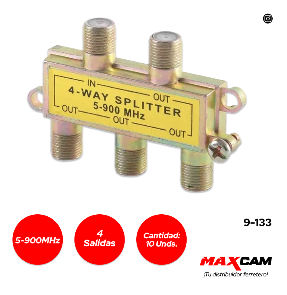 CONECTORES SPLITTER 4 SALIDAS DIESEL TOOLS 9-133