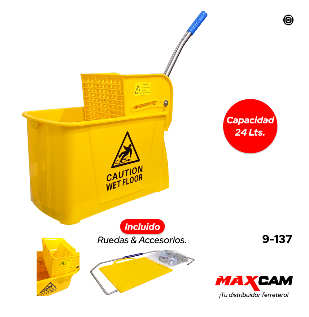 TOBO EXPRIMIDOR P/COLETO 24 LTS 9-137