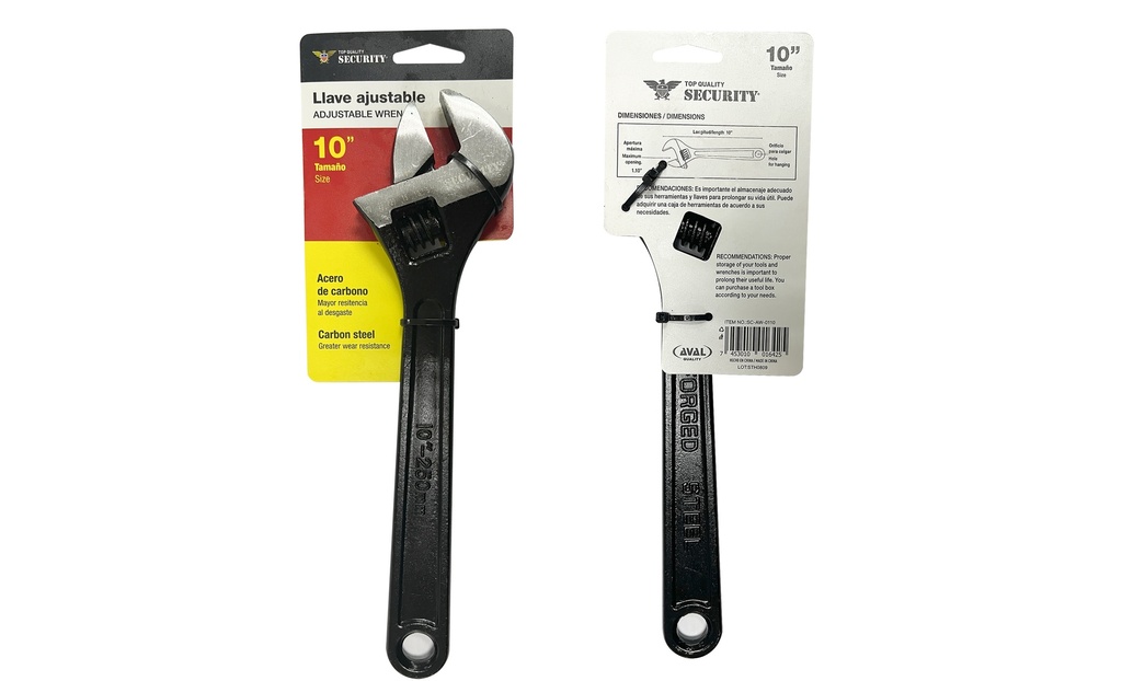 LLAVE AJUSTABLE 10" SECURITY 144