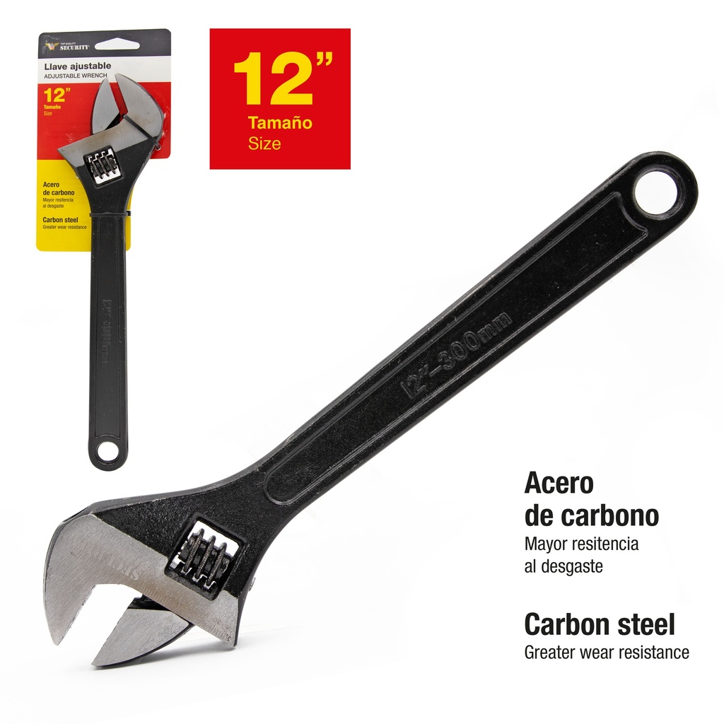 LLAVE AJUSTABLE 12" SECURITY 9-145