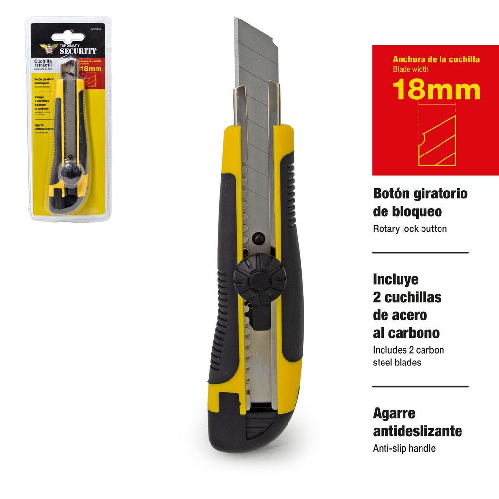 EXACTO PLASTICO SECURITY 9-191
