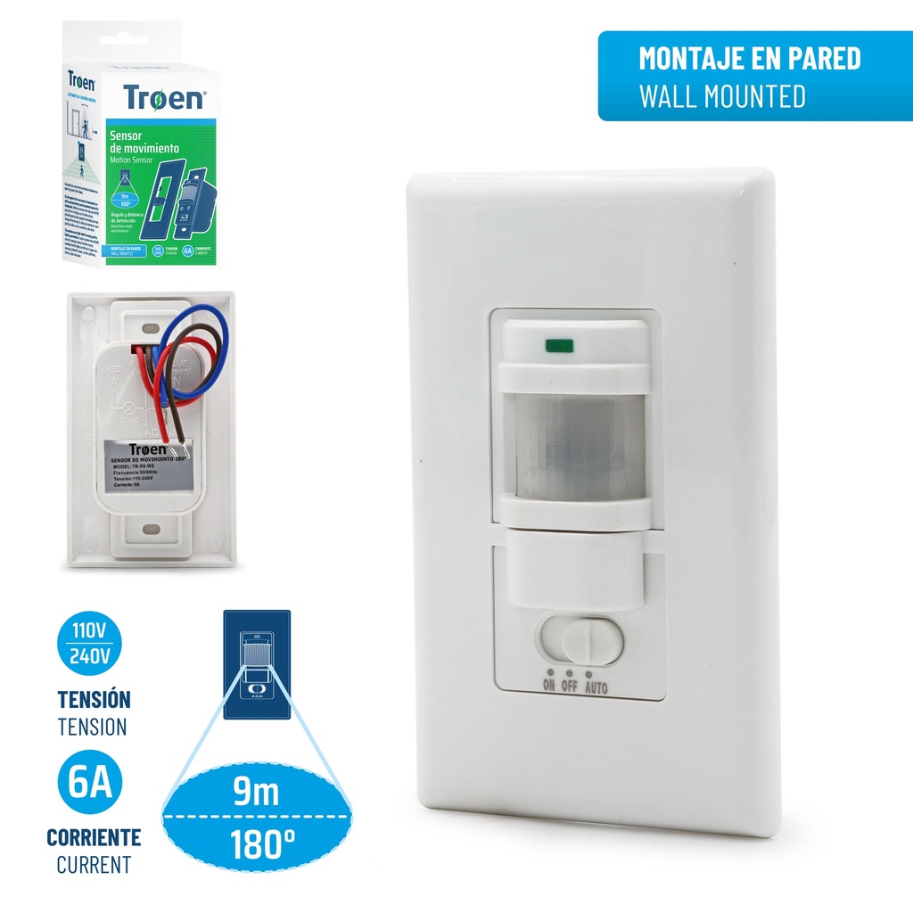 SENSOR DE MOVIMIENTO PARED TROEN 9-199