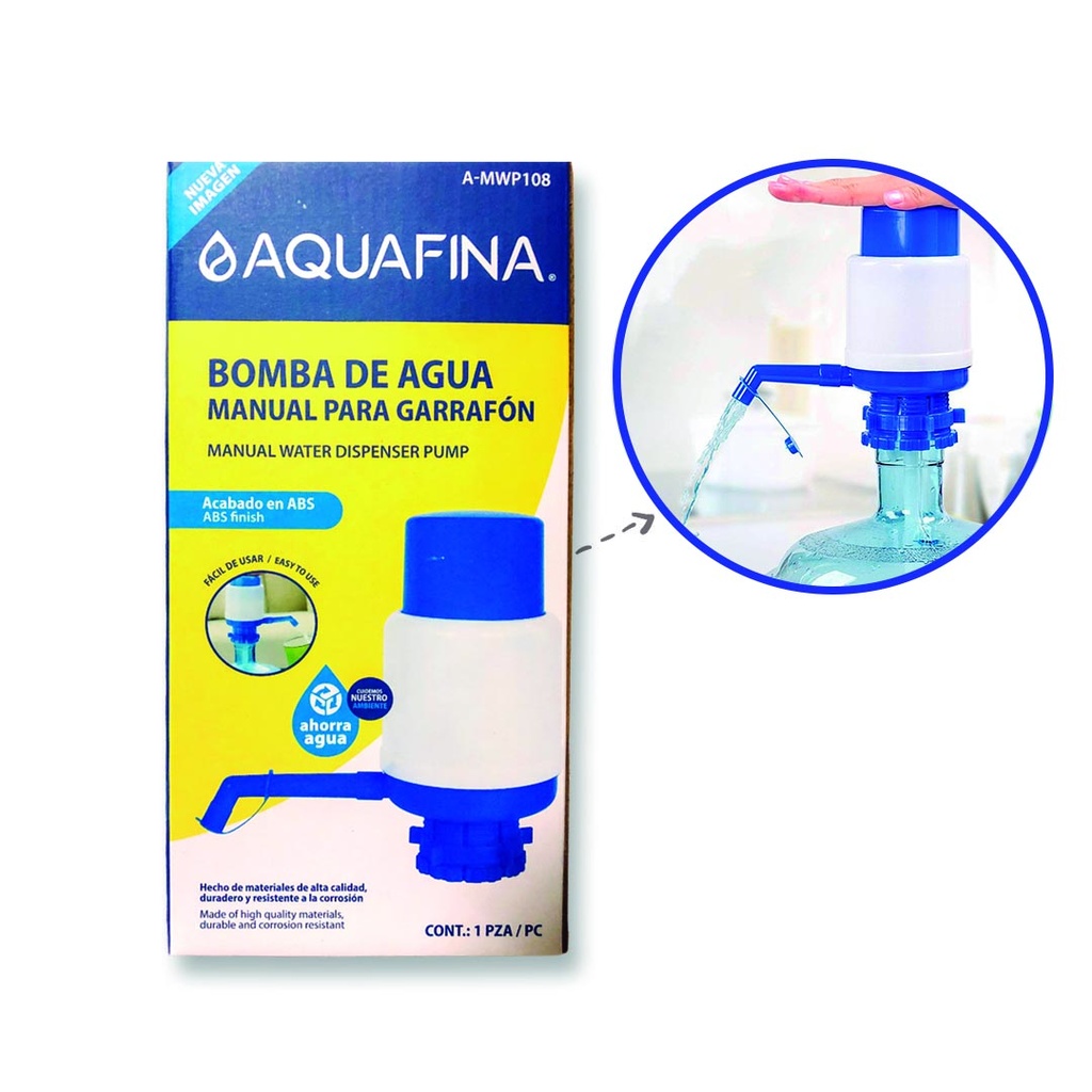 BOMBA MANUAL AGUA P/BOTELLON AQUAFINA 7-006