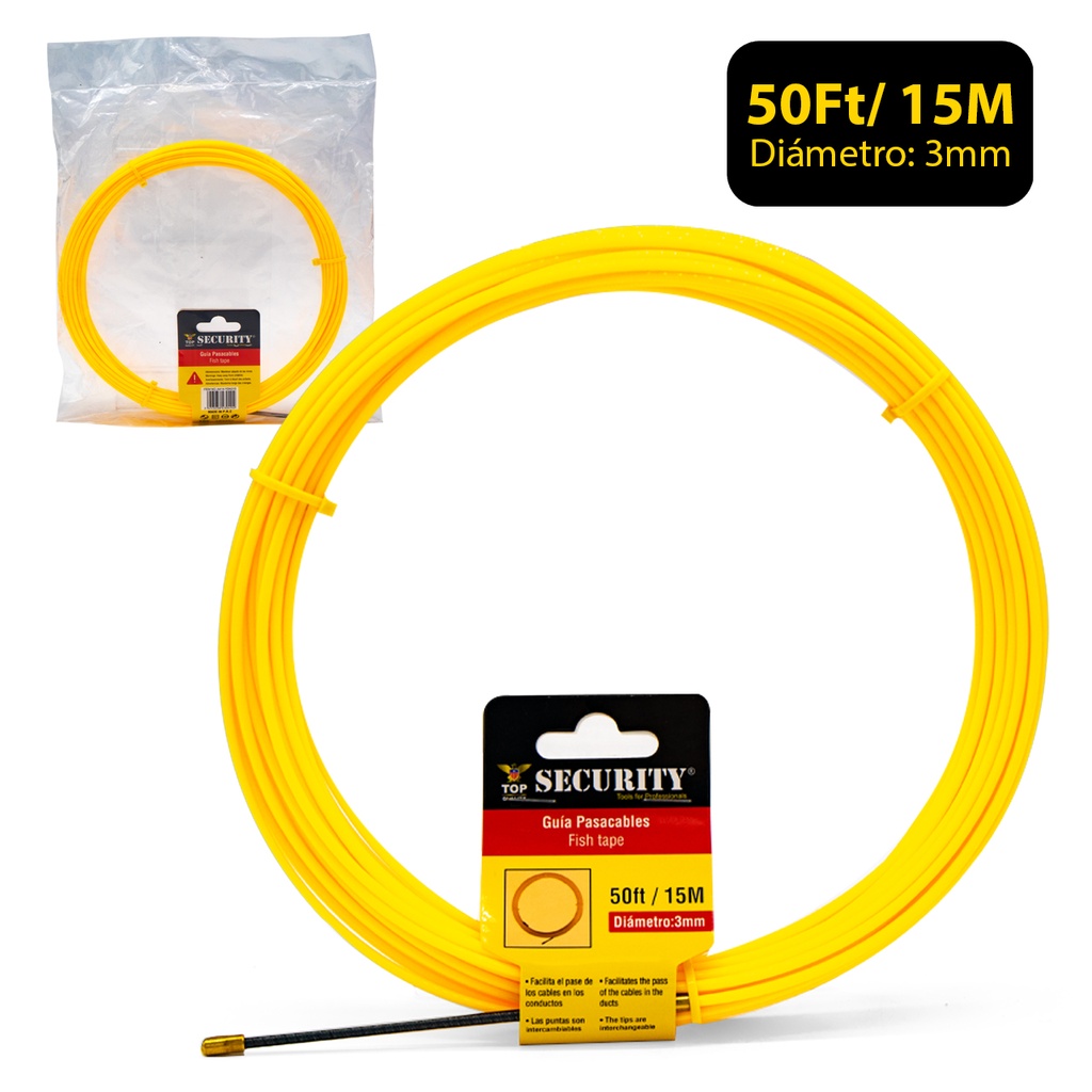 CINTA PASACABLE x 15MTS SECURITY 7-018