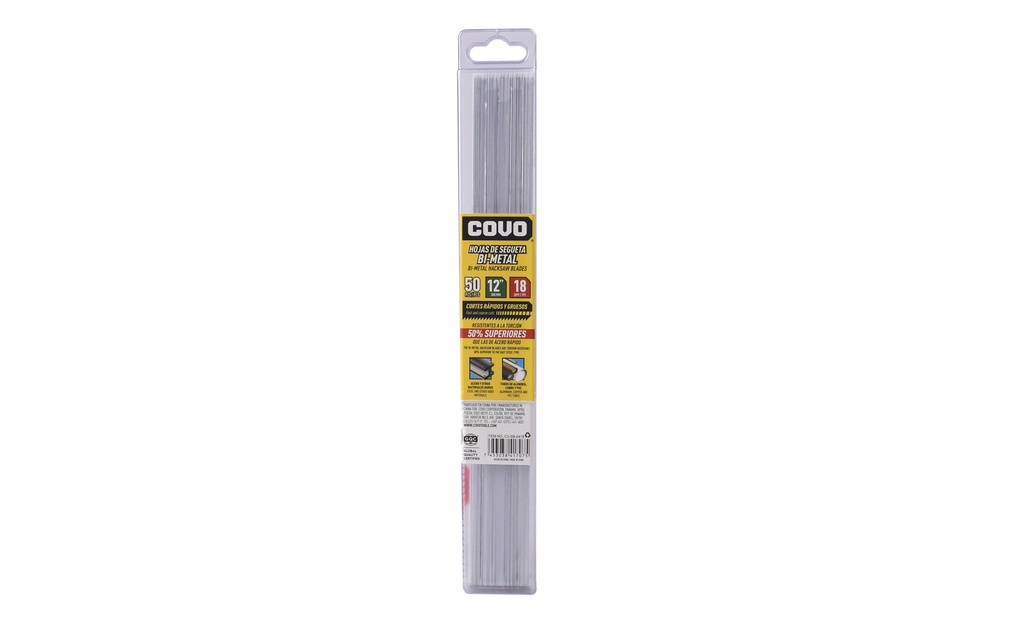 HOJA SEGUETA 12" 18TPI x 50 UNID COVO 7-025