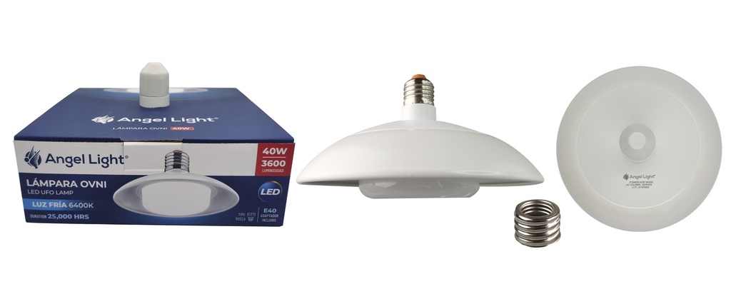 LAMPARA LED BLANCA OVNI 40W ANGEL LIGHT 7-040