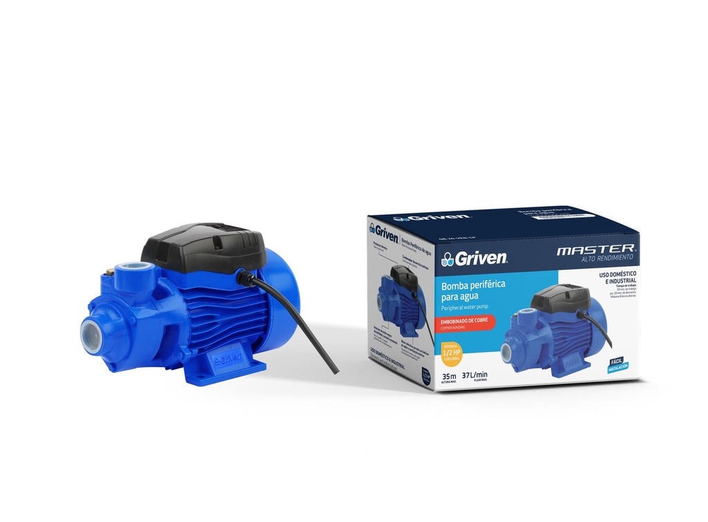 BOMBA PERIFERICA 1/2" 100% COBRE GRIVEN 7-044