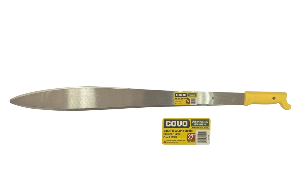 MACHETE DOBLE FILO ACAPULQUEÑO COVO 27 PULG 7-063