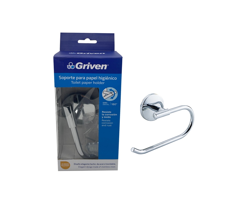 SOPORTE P/PAPEL HIGIENICO GRIVEN 7-076