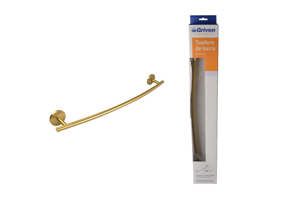 TOALLERO DE BARRA GRIVEN GOLD 7-080