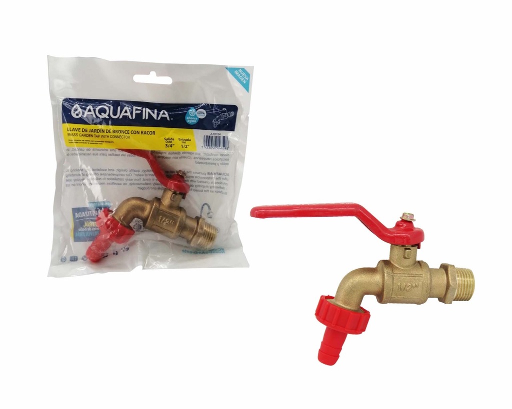 LLAVE MANGUERA PASO RAPIDO AQUAFINA 7-175