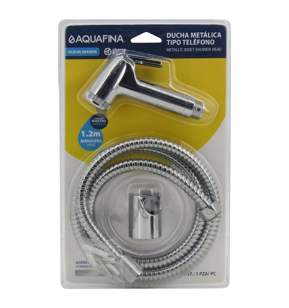 DUCHA TELEFONO 1,2 MTS AQUAFINA 7-183