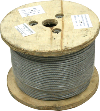 GUAYA DE ACERO FORRADA 4-5MM x 200 MTS 7-199