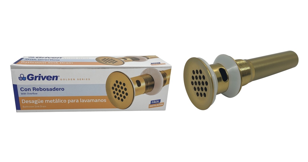 DESAGUE LAVAMANO C/REB GRIVEN GOLD 7-251
