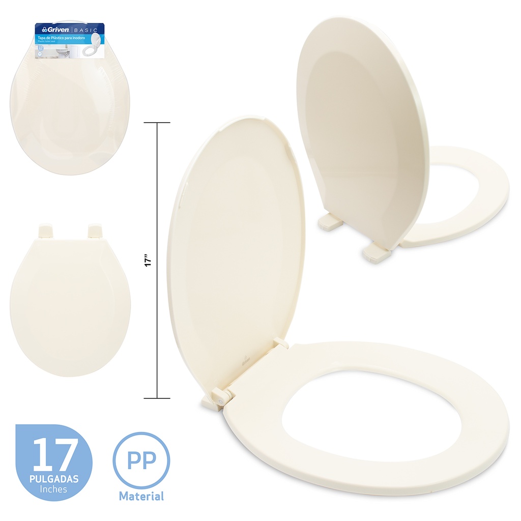 ASIENTO SANITARIO BEIGE GRIVEN BASIC 7-259