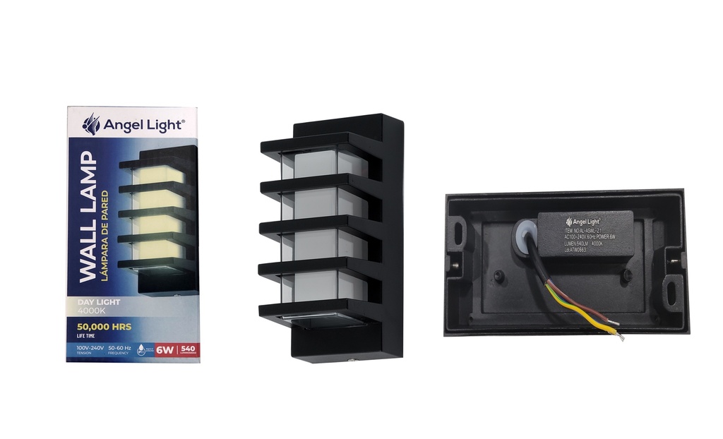 LAMPARA DE PARED 6W LUZ NATURAL ANGEL LIGHT 7-266