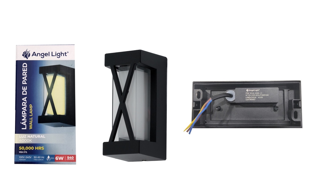 LAMPARA DE PARED 6W LUZ NATURAL ANGEL LIGHT 7-267