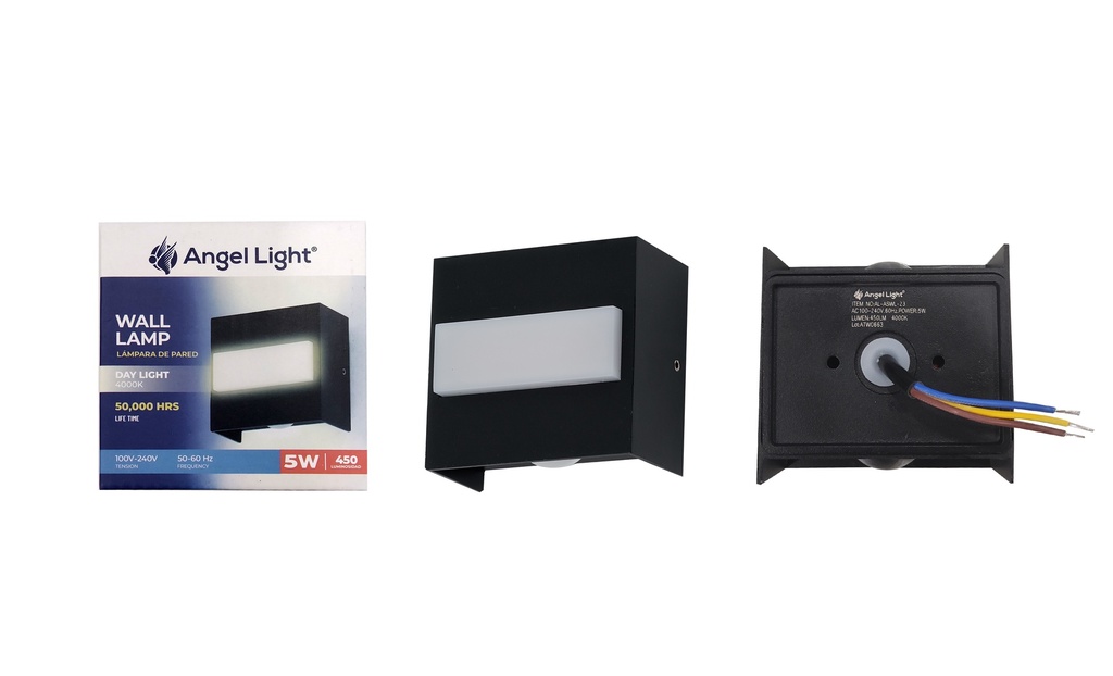 LAMPARA DE PARED 5W LUZ NATURAL ANGEL LIGHT 7-268