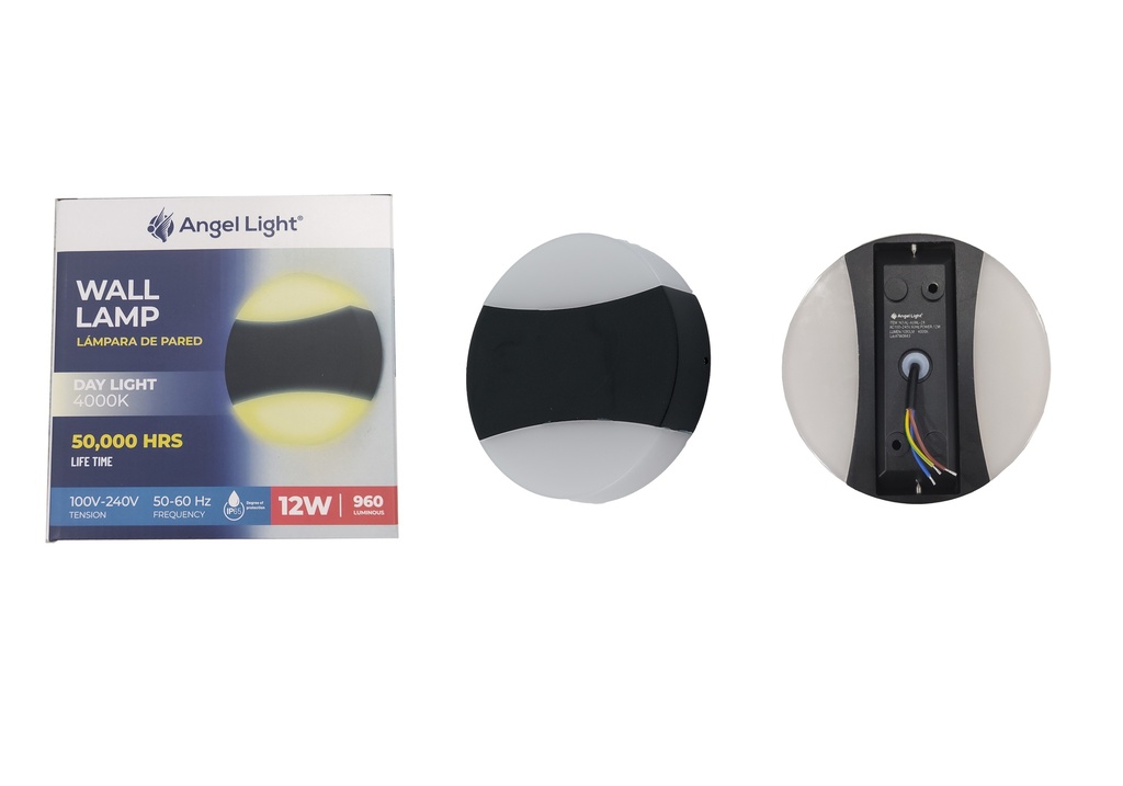 LAMPARA DE PARED 12W LUZ NATURAL ANGEL LIGHT 7-270