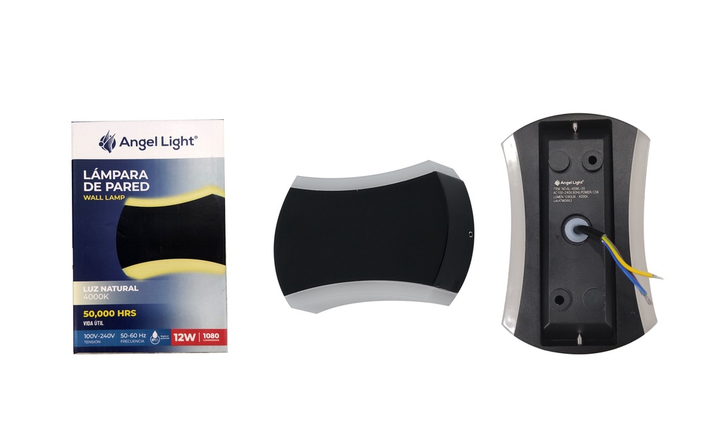 LAMPARA DE PARED 12W LUZ NATURAL ANGEL LIGHT 7-271