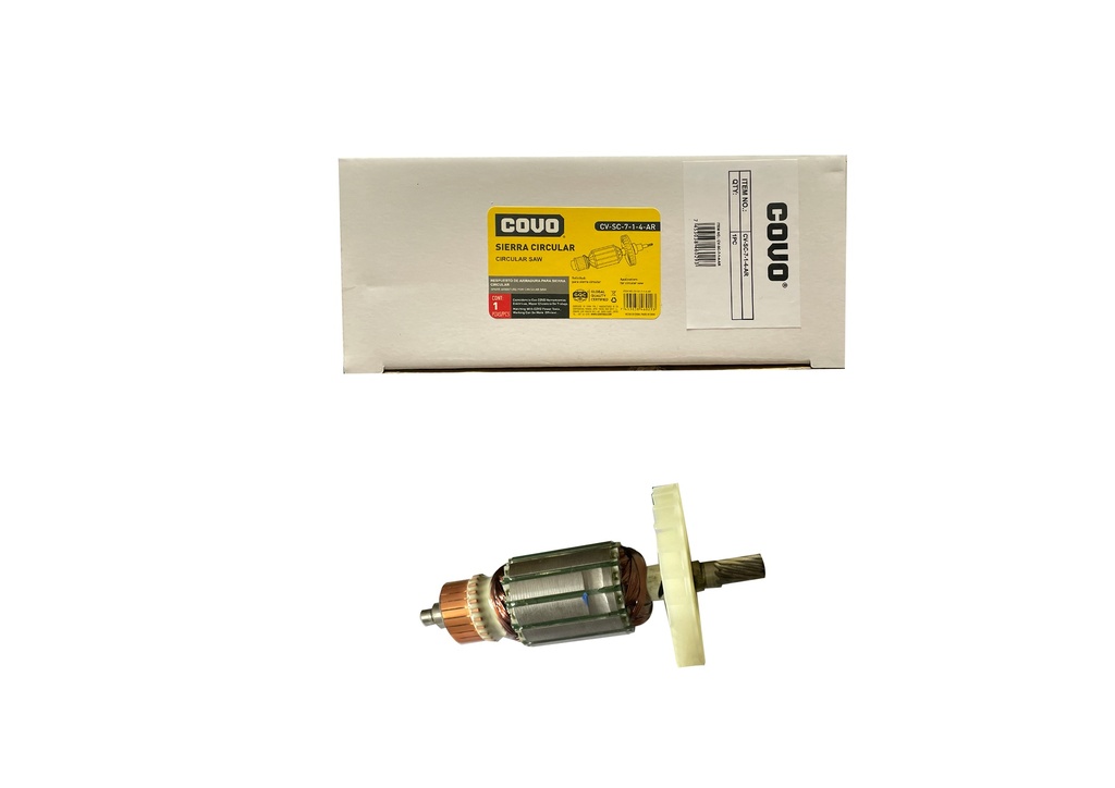 INDUCIDO SIERRA CIRCULAR 7 1/4" COVO 7-393