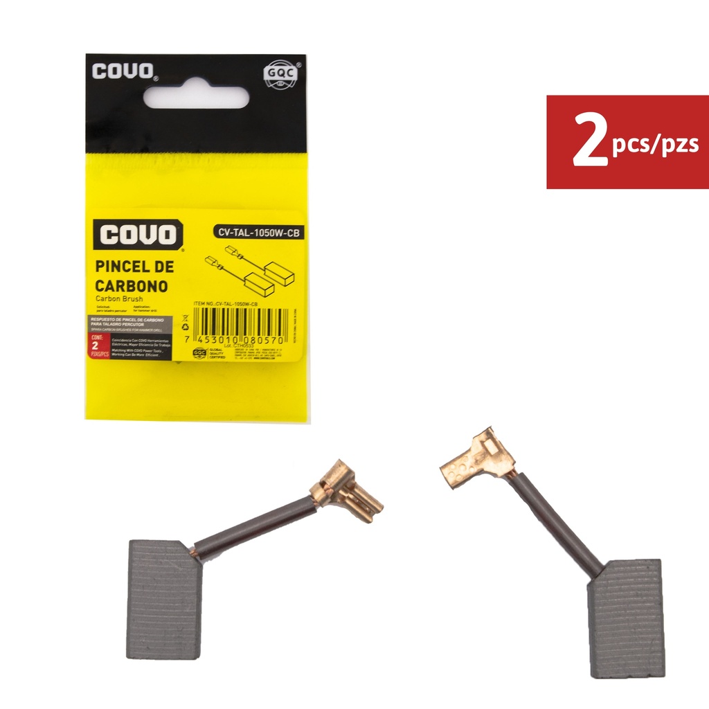 CARBON TALADRO PERCUTOR 1/2" 1050W x 2 UNID COVO 7-396