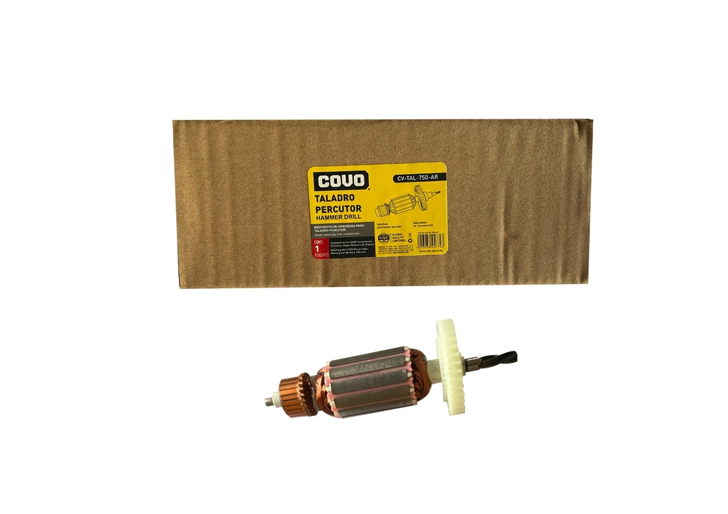 INDUCIDO TALADRO PERCUTOR 1/2" 750W COVO 7-397