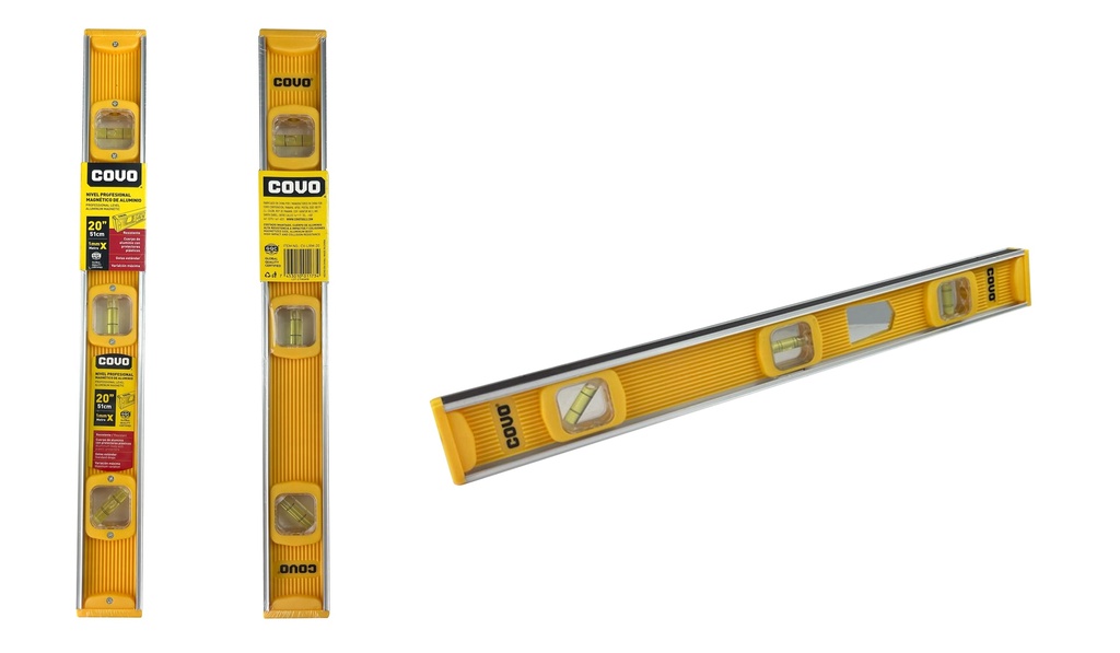 NIVEL PROFESIONAL 20" 3 GOTAS COVO 7-407