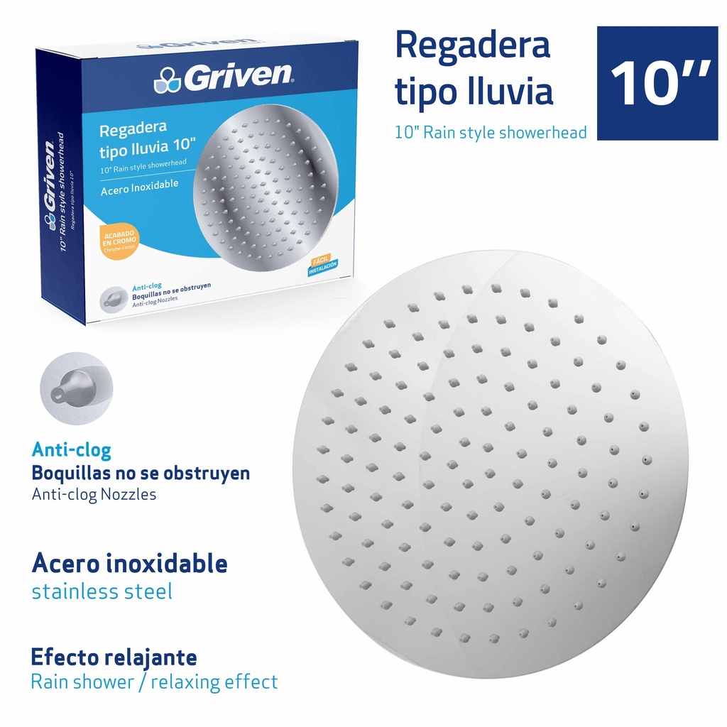 REGADERA REDONDA 10" GRIVEN 7-438
