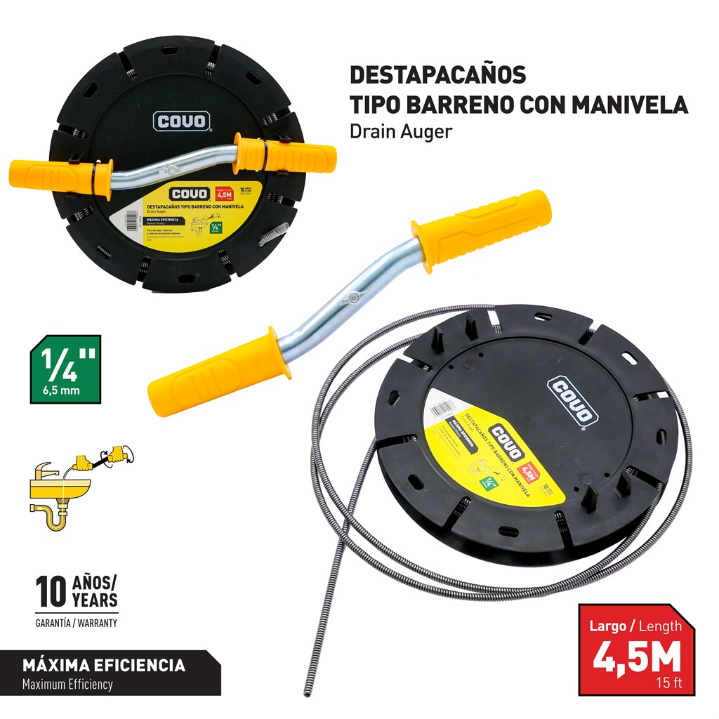 GUAYA DESTAPA CAÑERIA x 4.5MTS 7-448