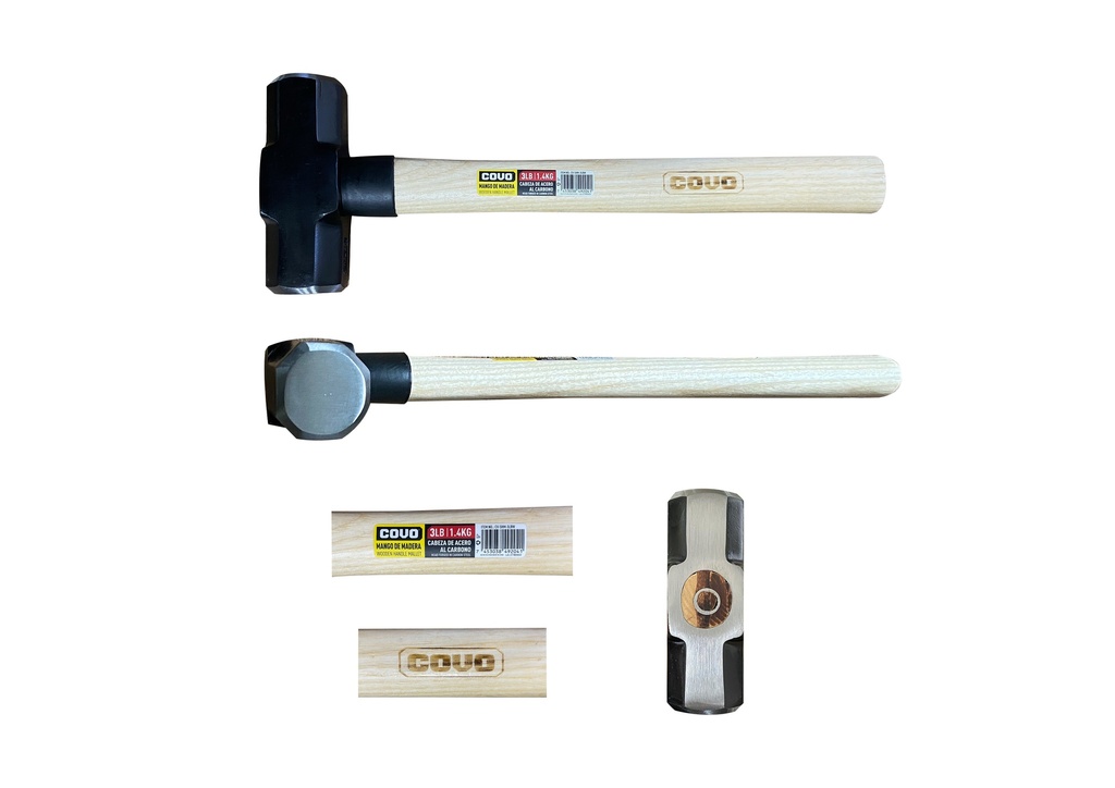 MAZO HIERRO M/MADERA 3LBS COVO 7-489