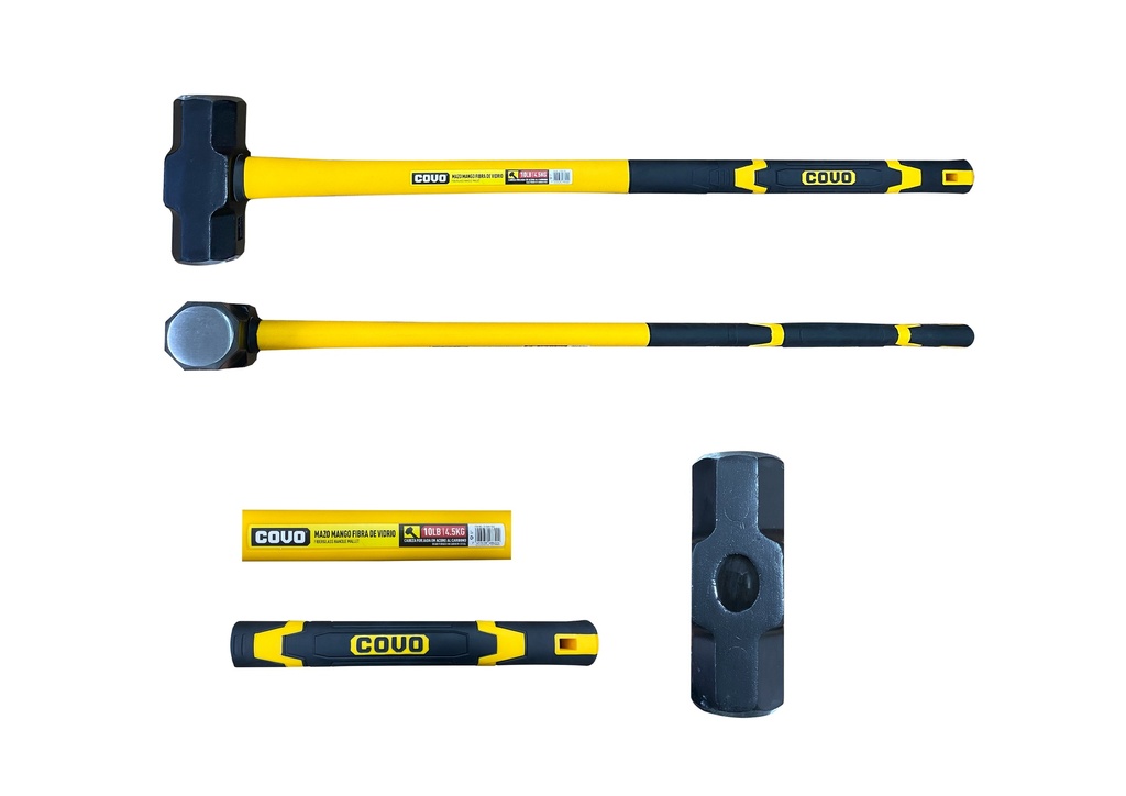 MAZO HIERRO M/FIBRA 10LBS COVO 7-492