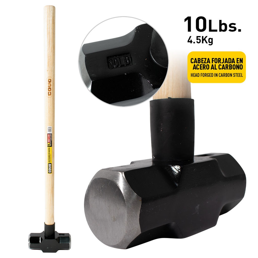 MAZO HIERRO M/MADERA 10LBS COVO 7-493