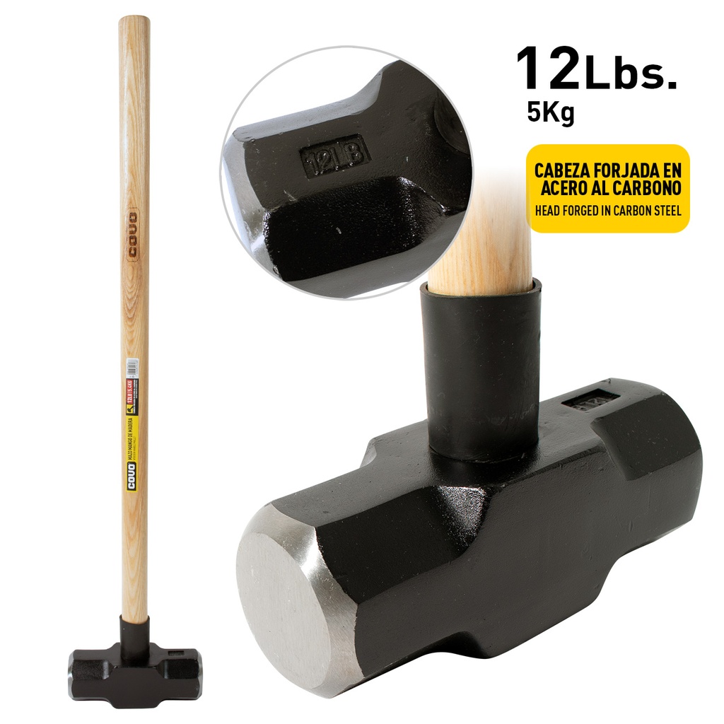 MAZO HIERRO M/MADERA 12LBS COVO 7-495