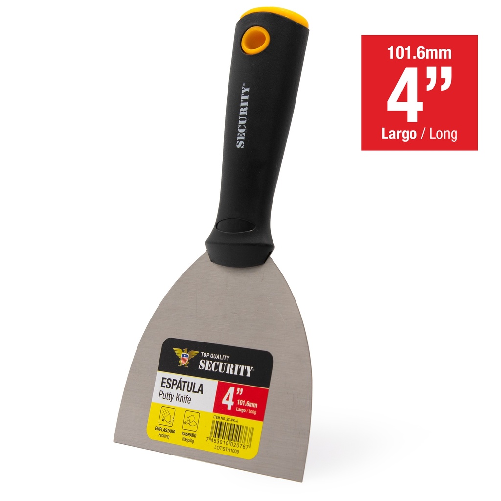 ESPATULA RIGIDA 4" SECURITY 7-520
