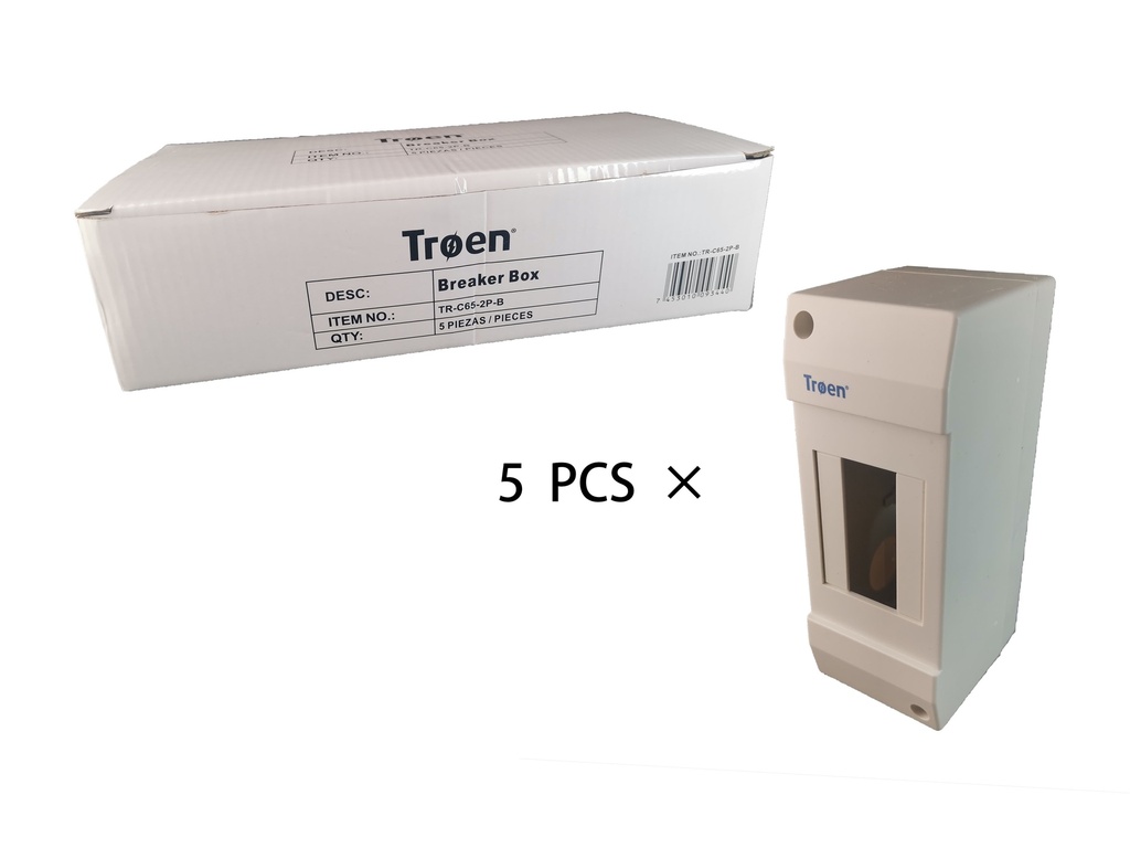 CAJA P/BREAKER TERMOMAGNETICO 2P TROEN 7-546