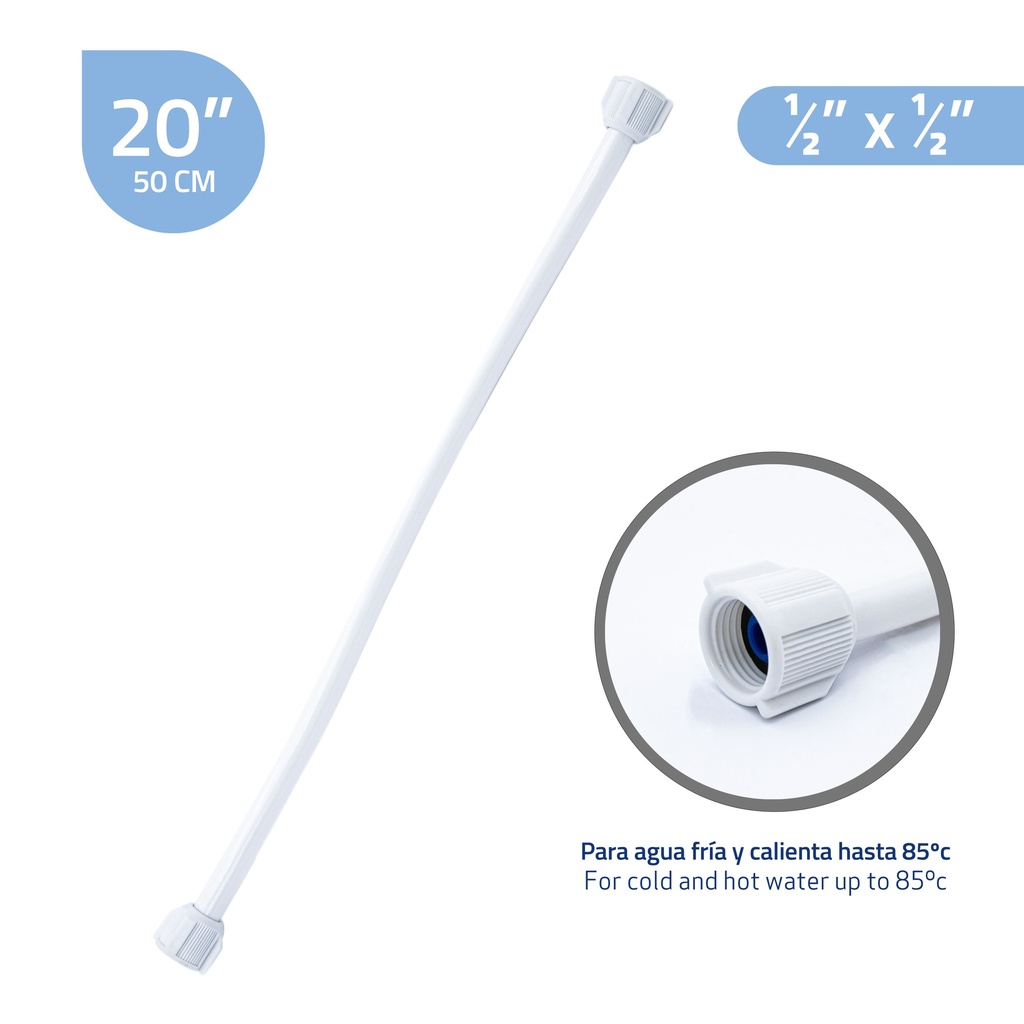 CANILLA 1/2" x 1/2" PVC GRIVEN 7-569