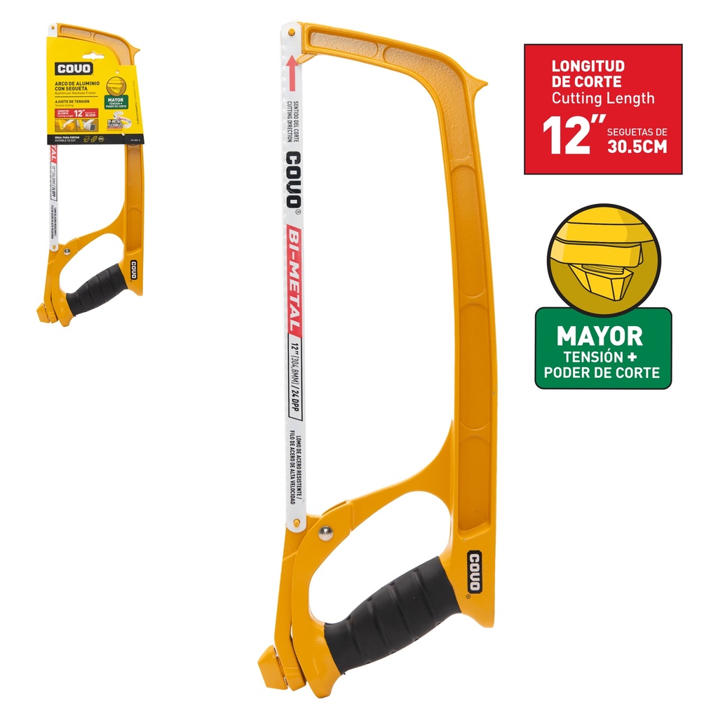 ARCO SEGUETA TUBULAR 12 PLG COVO 7-604