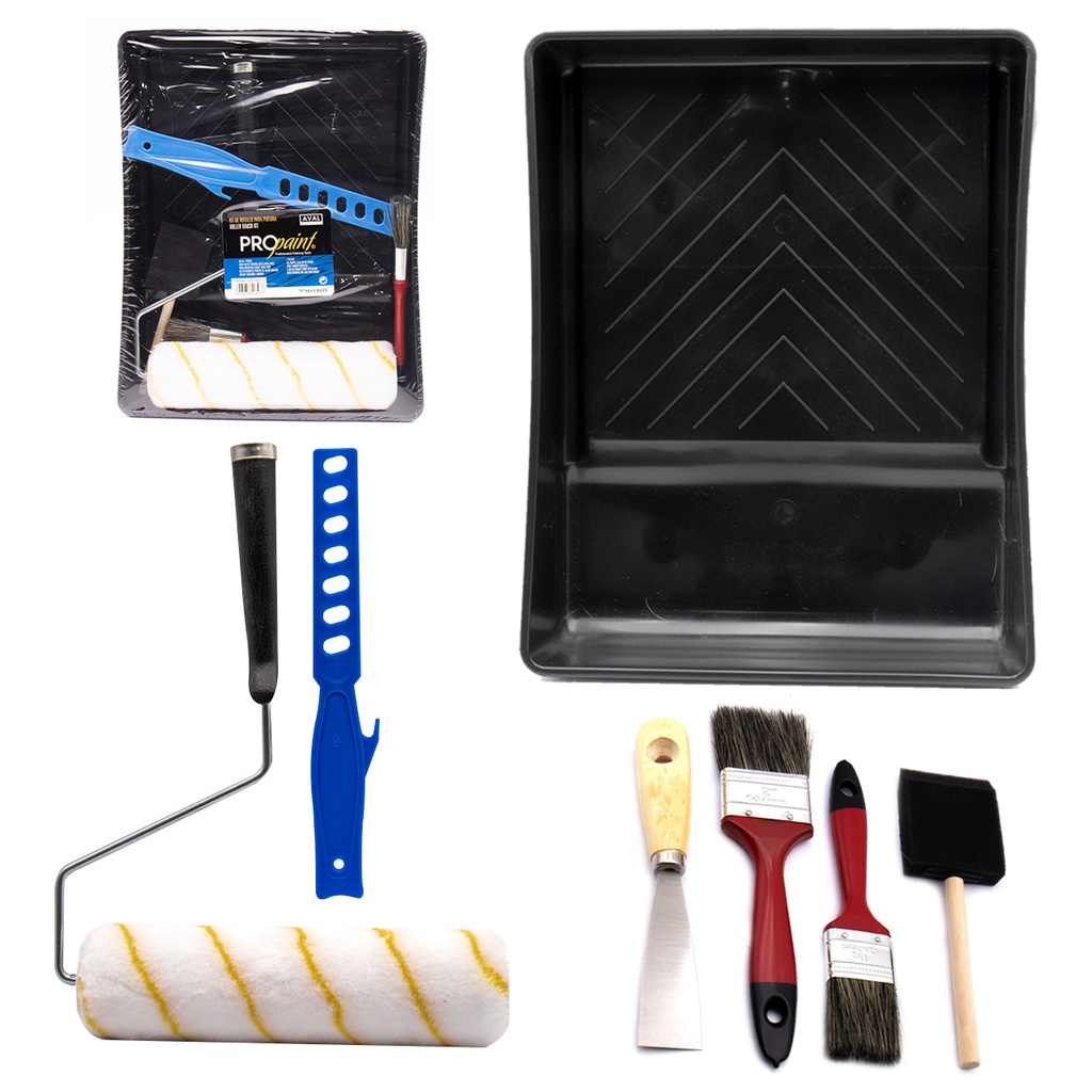 KIT BANDEJA RODILLO 9" 7 PCS PRO PAINT 7-642