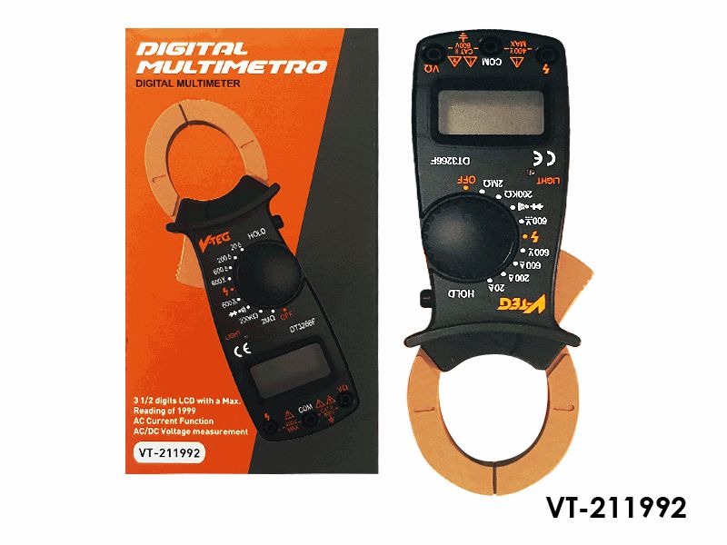 MULTIMETRO DIGITAL T/PINZA V-TEG 7-647