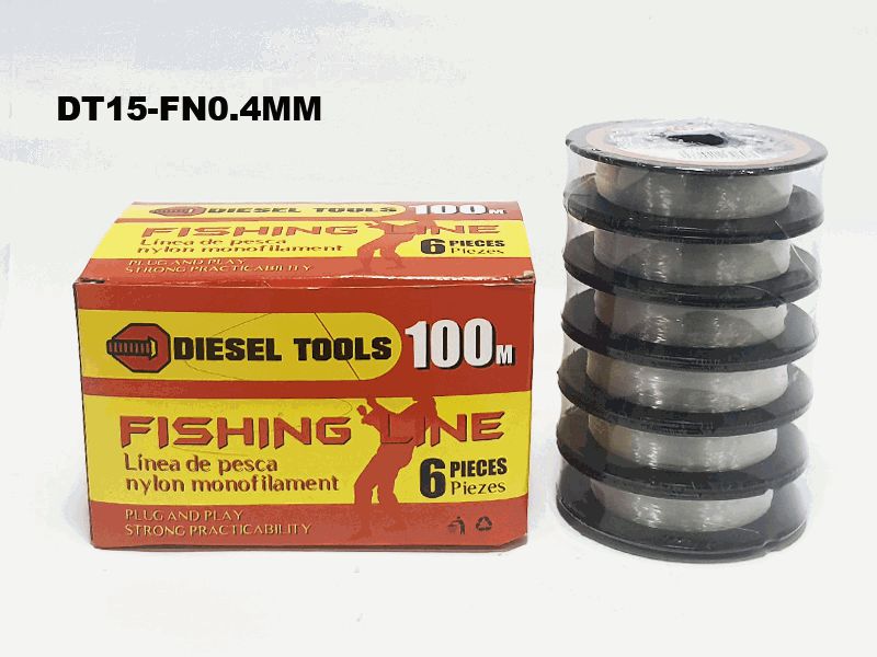 NYLON DE PESCAR 0.4MM/100M DIESEL TOOLS 7-648