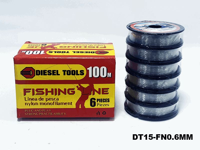 NYLON DE PESCAR 0.6MM/100M DIESEL TOOLS 7-650
