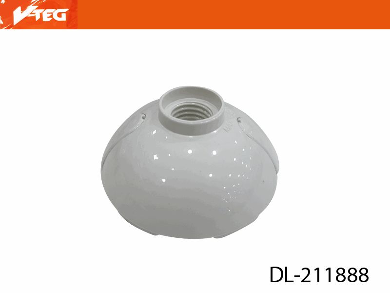 PLAFON DE PLASTICO BLANCO TIPO OVAL V-TEG 7-655
