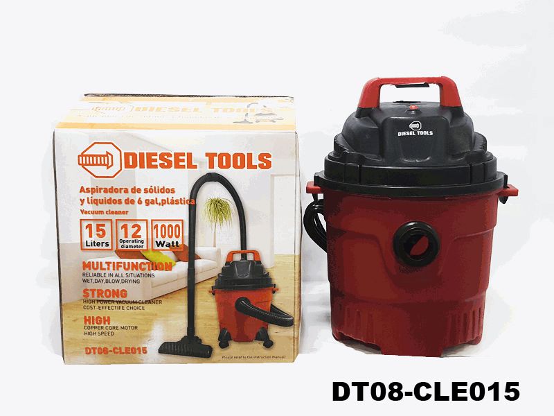 ASPIRADORA 1000 WATTS/15LTS DIESEL TOOLS 7-658
