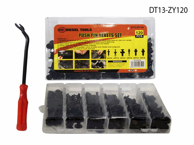 SET REMACHES DE PASADOR 120 PCS DIESEL TOOLS 7-667