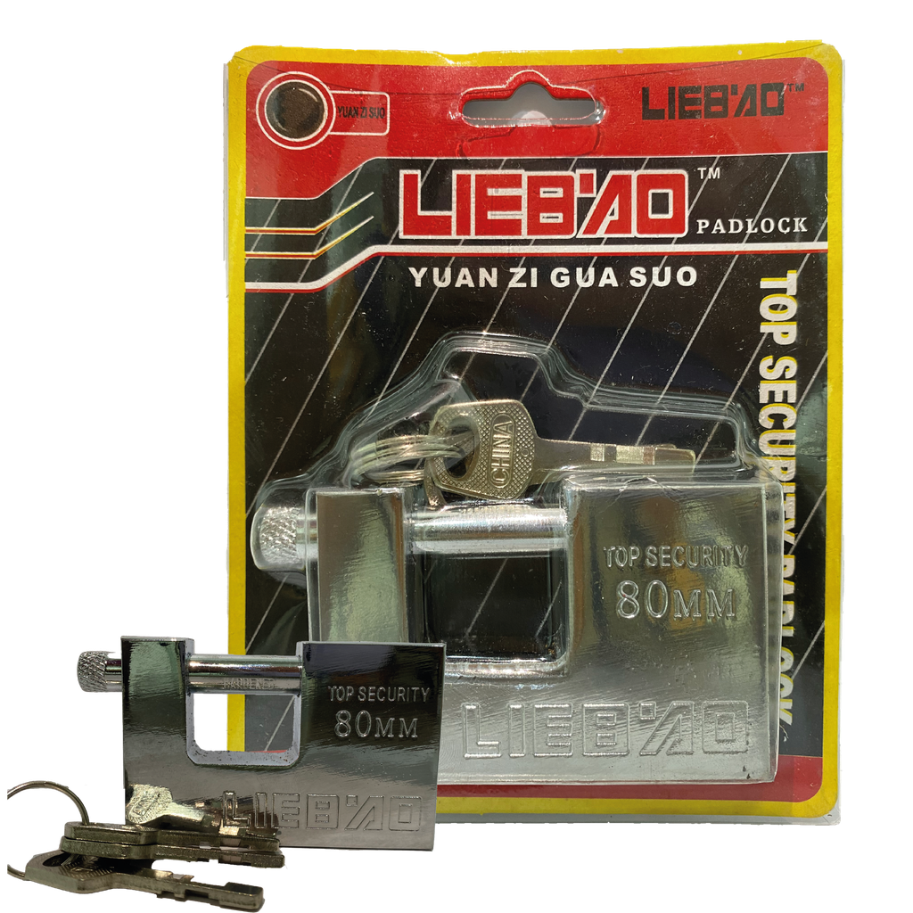 CANDADO ANTICIZALLA 80MM LIEBAO 7-736