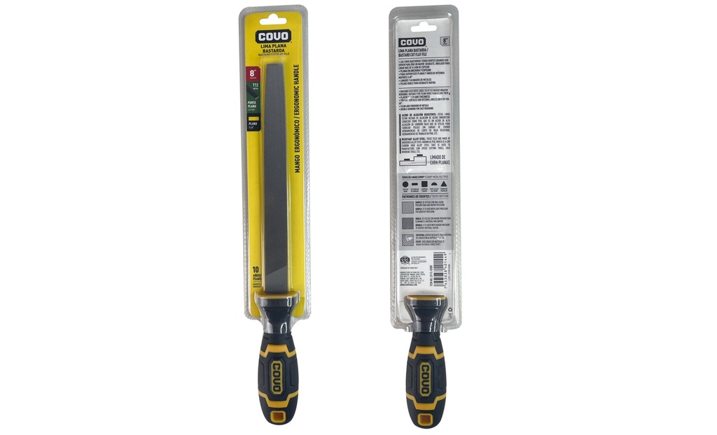 LIMA PLANA BASTARDA 8" COVO 7-754